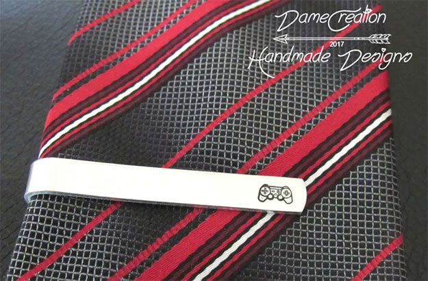 Gamer Wedding Ideas Video Game Controller Tie Clip Bestman Gift Ideas