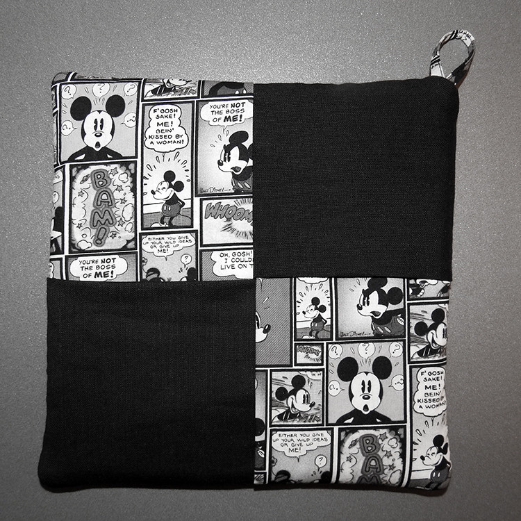 DIY Mickey Mouse Easy to Sew Hot Pad Easy DIY Sewing Pattern