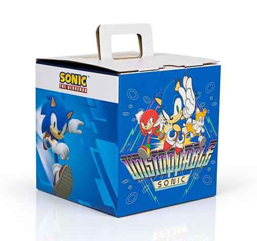 Sonic the Hedgehog themed gift box featuring colorful character artwork and collectible fandom packaging.