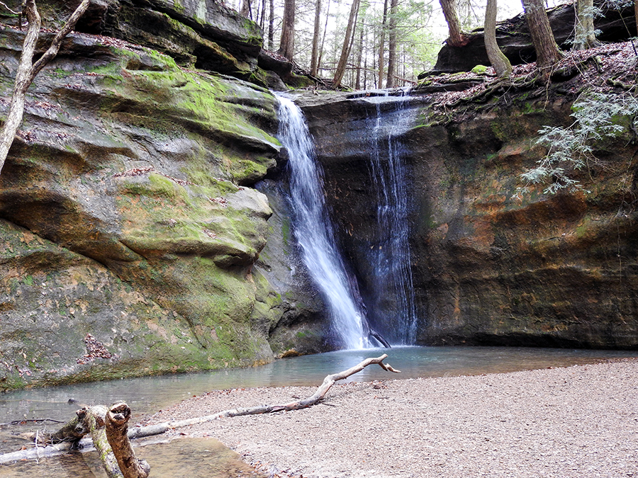 Rockstall Nature Preserve Logan Ohio Waterfall