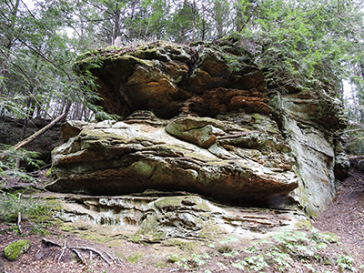 Rockstall Nature Preserve Logan Ohio Rock Outcropping
