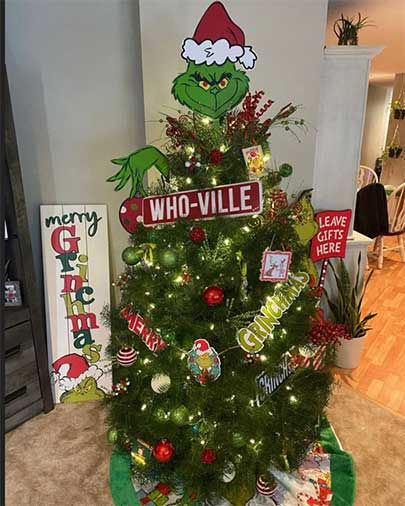 dr seuss the grinch christmas decorations tree topper decorations