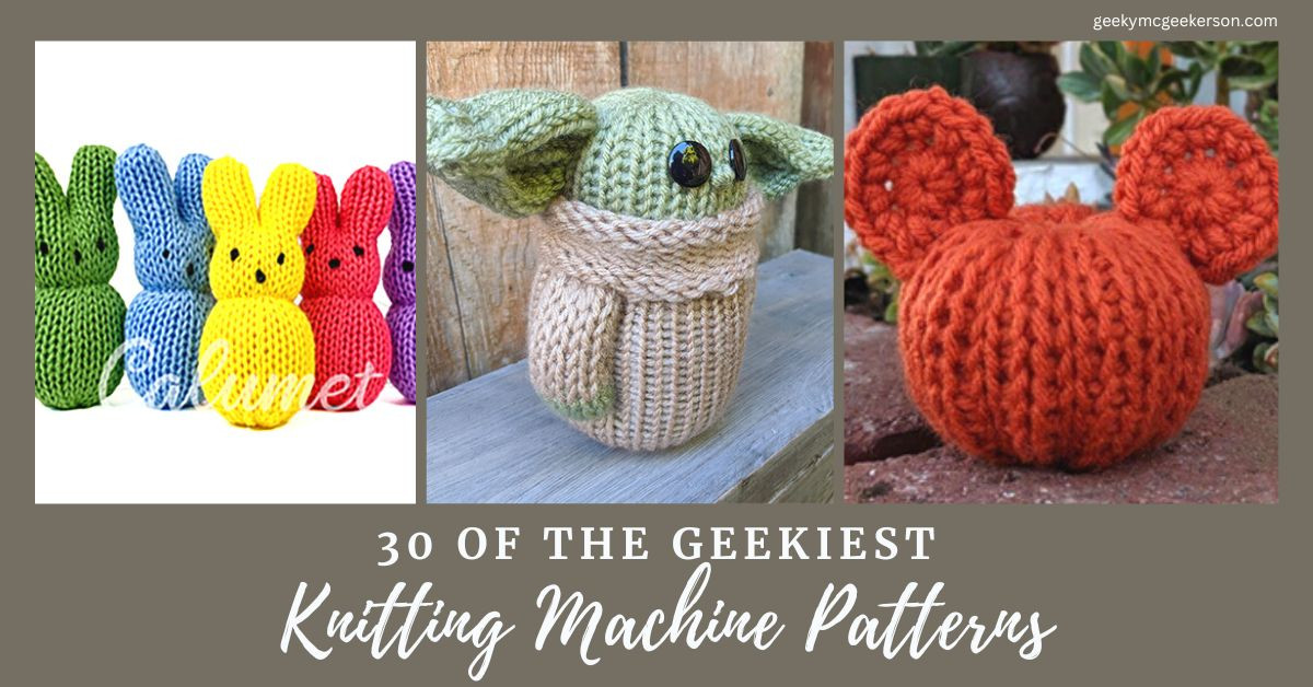 The Geekiest Machine Knitting Patterns