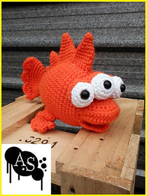 90s Cartoons The Simpsons Blinky the Fish Crochet Amigurumi Patterns