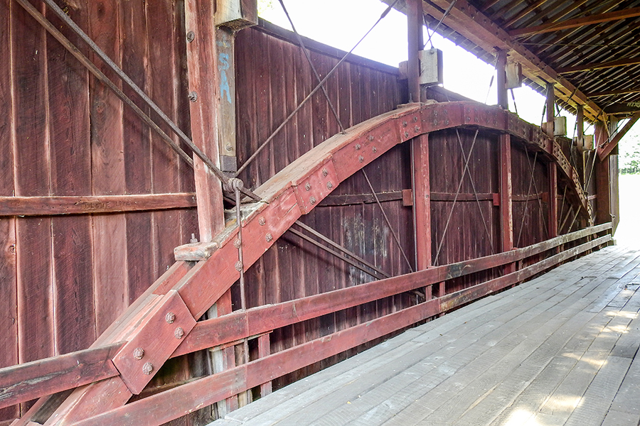 The John Bright #2 Bridge in Fairfield County at Ohio University Lancaster