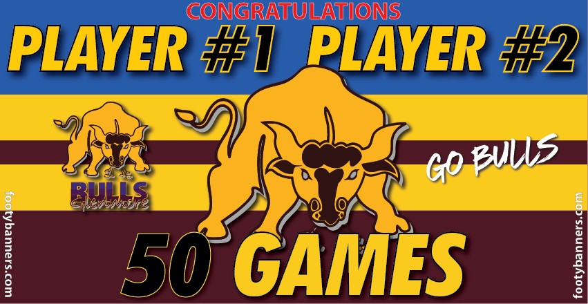 Thumbnail: Glenmore Bulls Football Banners