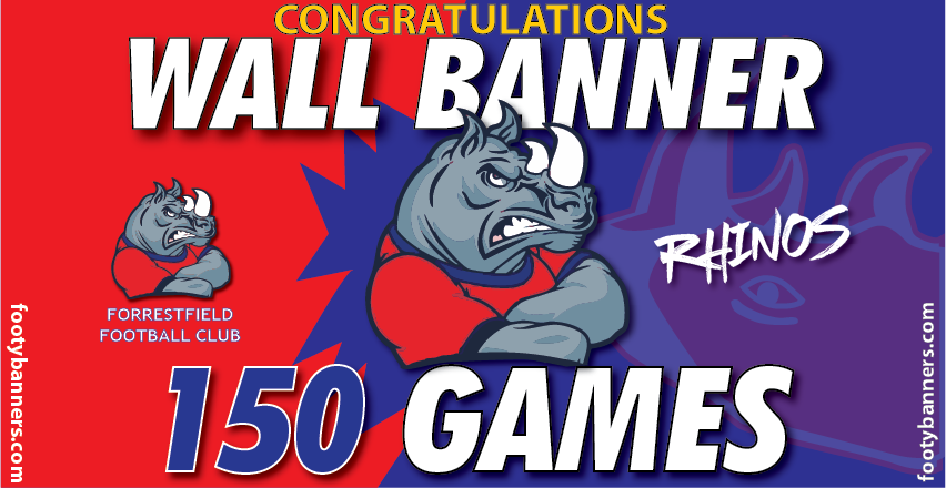 Thumbnail: Forrestfield Rhinos Football Banners