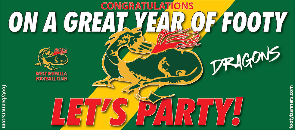 Thumbnail: West Whyalla Dragons Football Banners