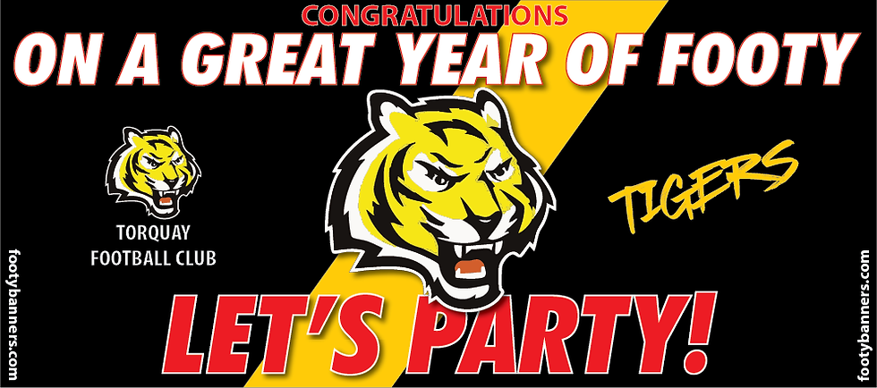 Thumbnail: Torquay Tigers Milestone Banners