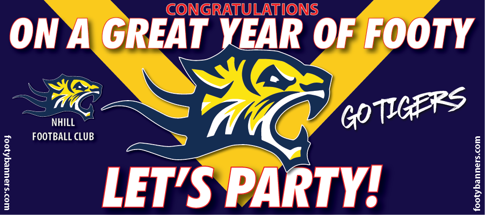 Nhill Tigers Football Banners
