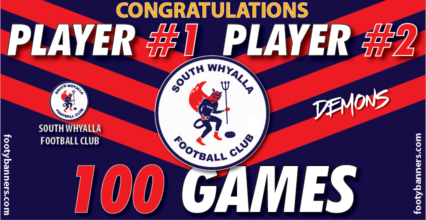 Thumbnail: South Whyalla Demons Football Banners