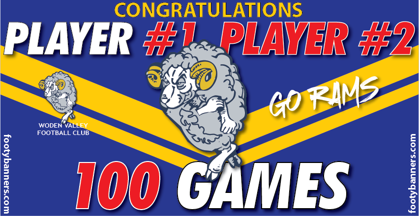 Thumbnail: Woden Valley Rams Football Banners