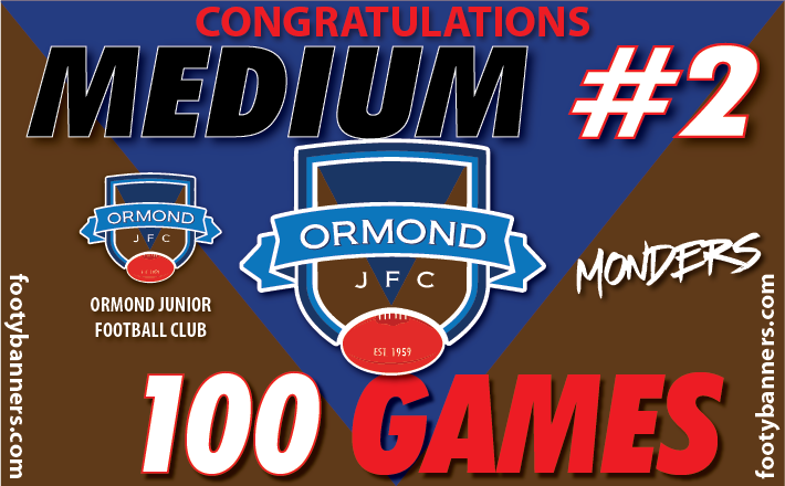 Thumbnail: Ormond Monders Junior Football Banners