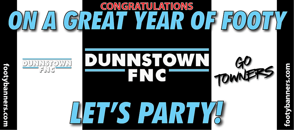 Thumbnail: Dunnstown Towners Football Banners