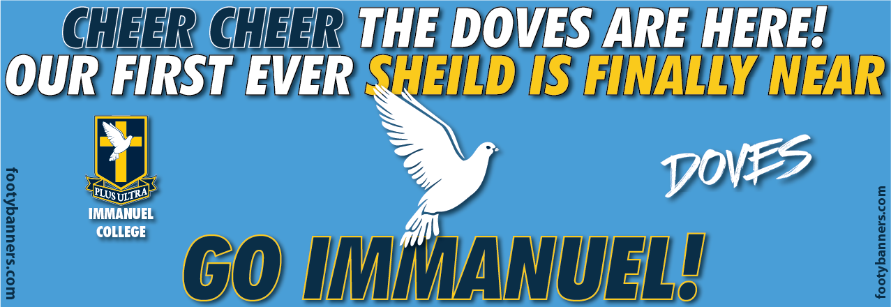 Immanuel Doves Football Banners