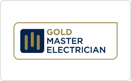 Gold Master Electrician Logo