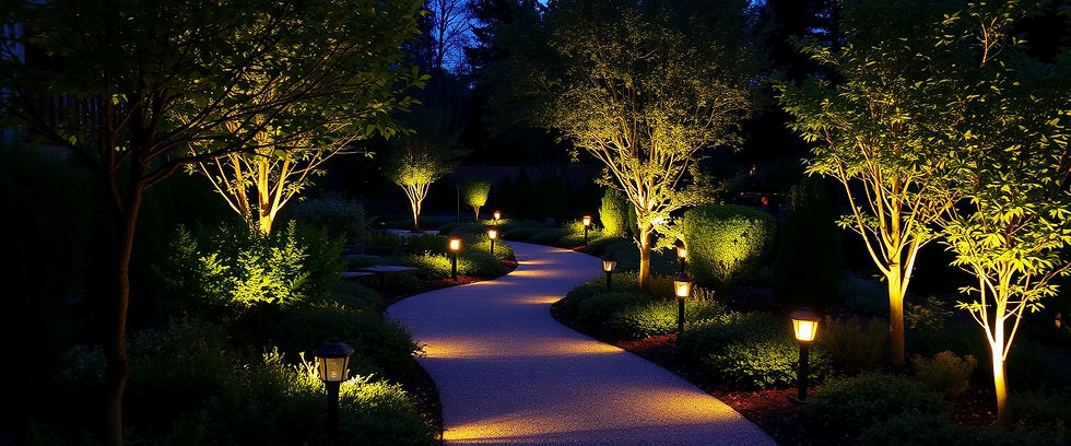 Garden path lighting