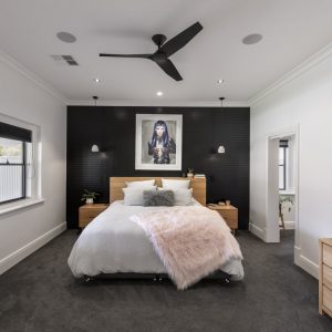Residential lighing and fan installation
