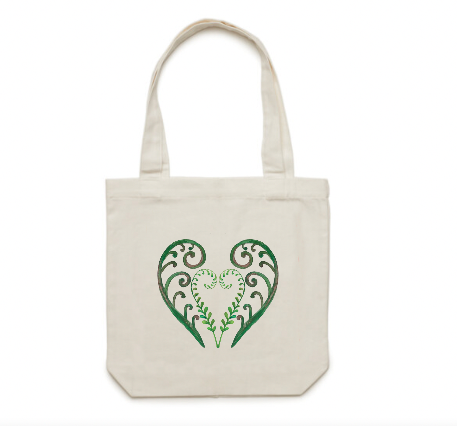 Printed Tote Hearts 42cm