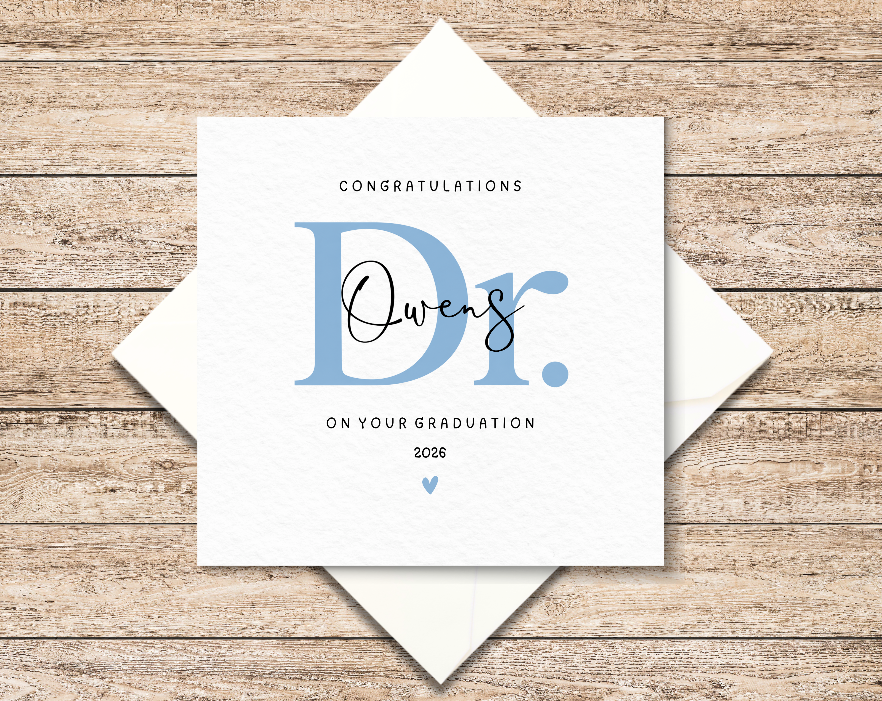 Personalised Doctor Graduation Card