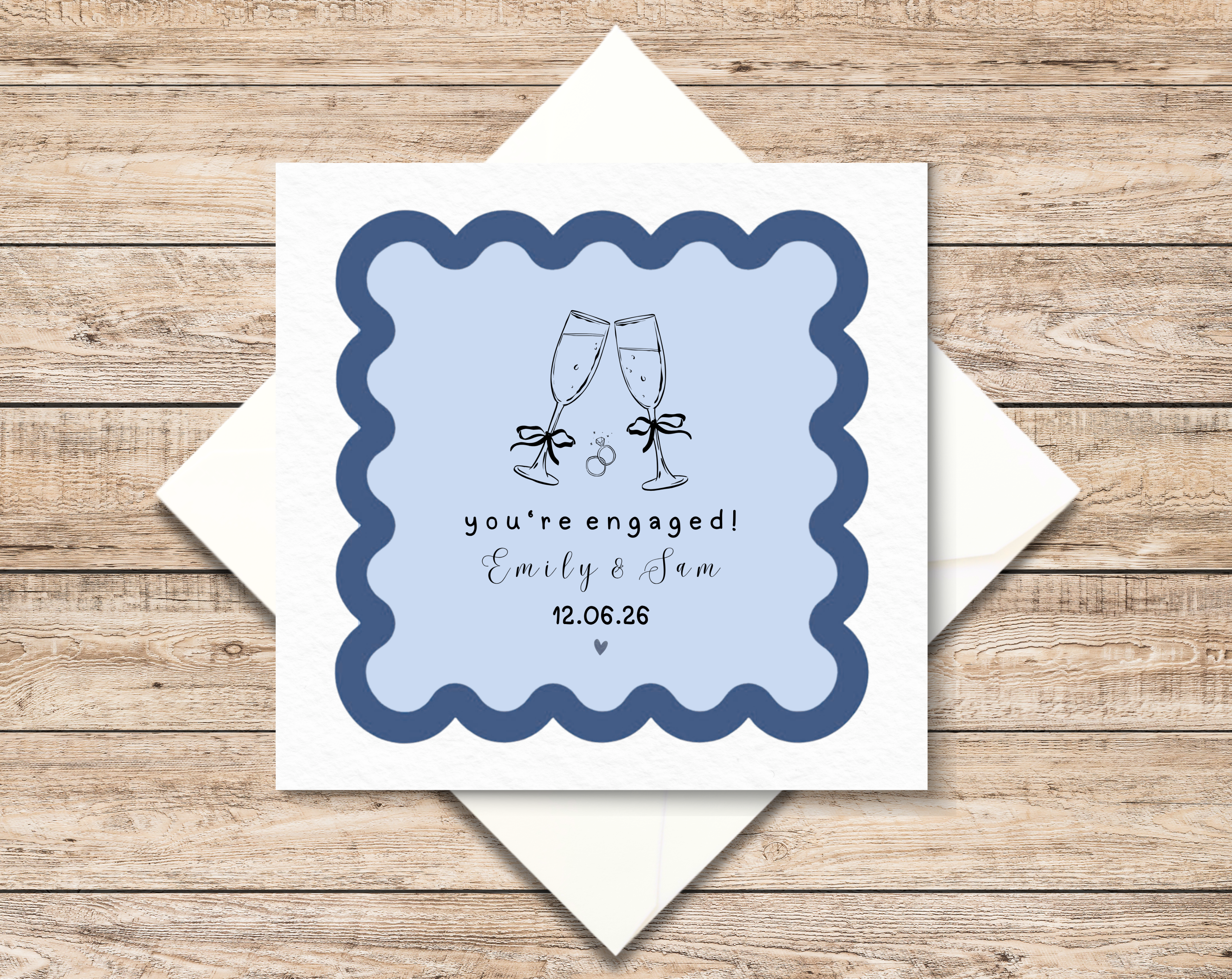 Personalised Engagement Card