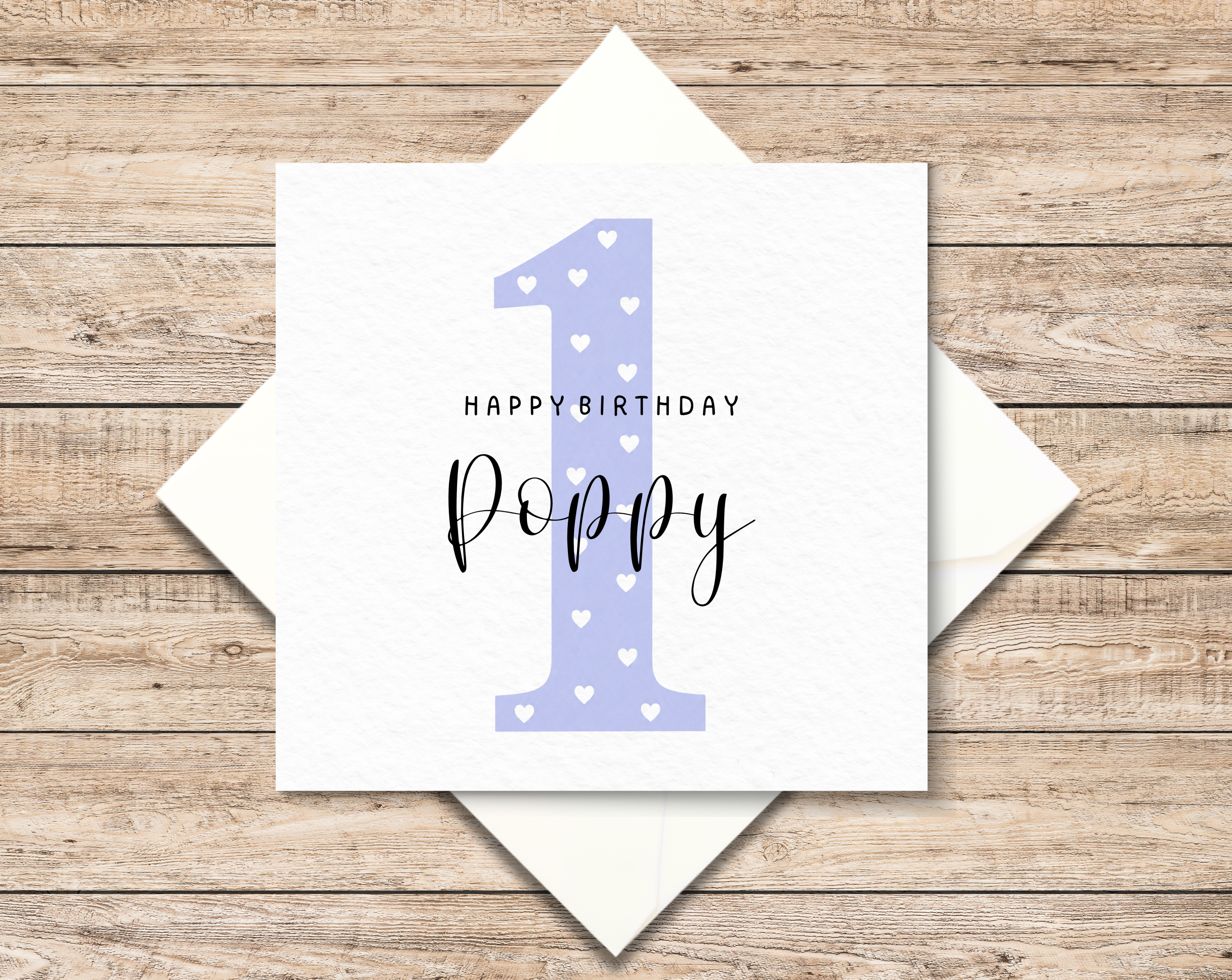 Personalised 1st Birthday Card