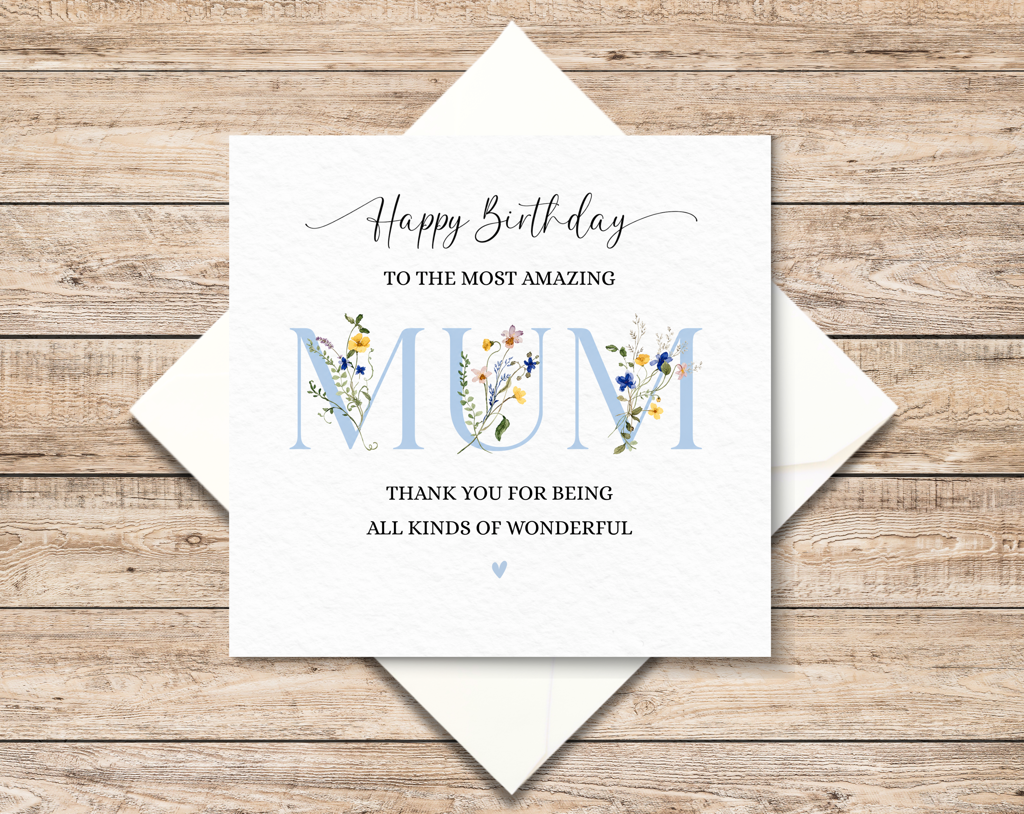 Personalised Bithday Card For Mum