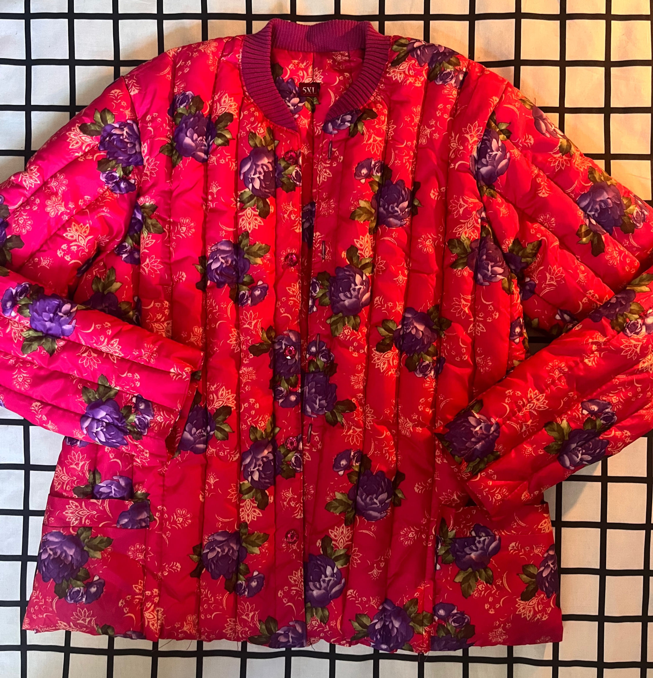 Pink Coral Puffer jacket