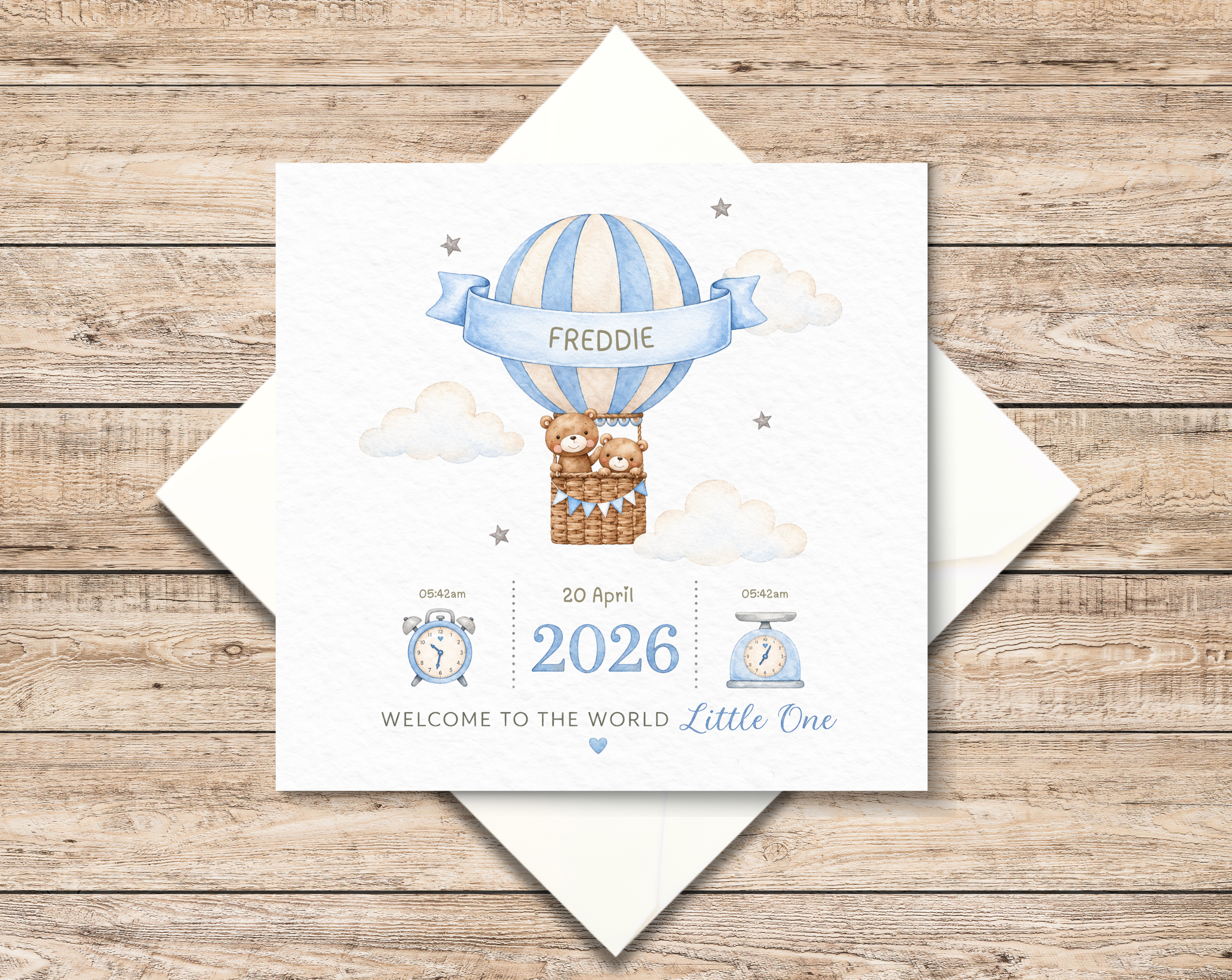 Personalised New Baby Card