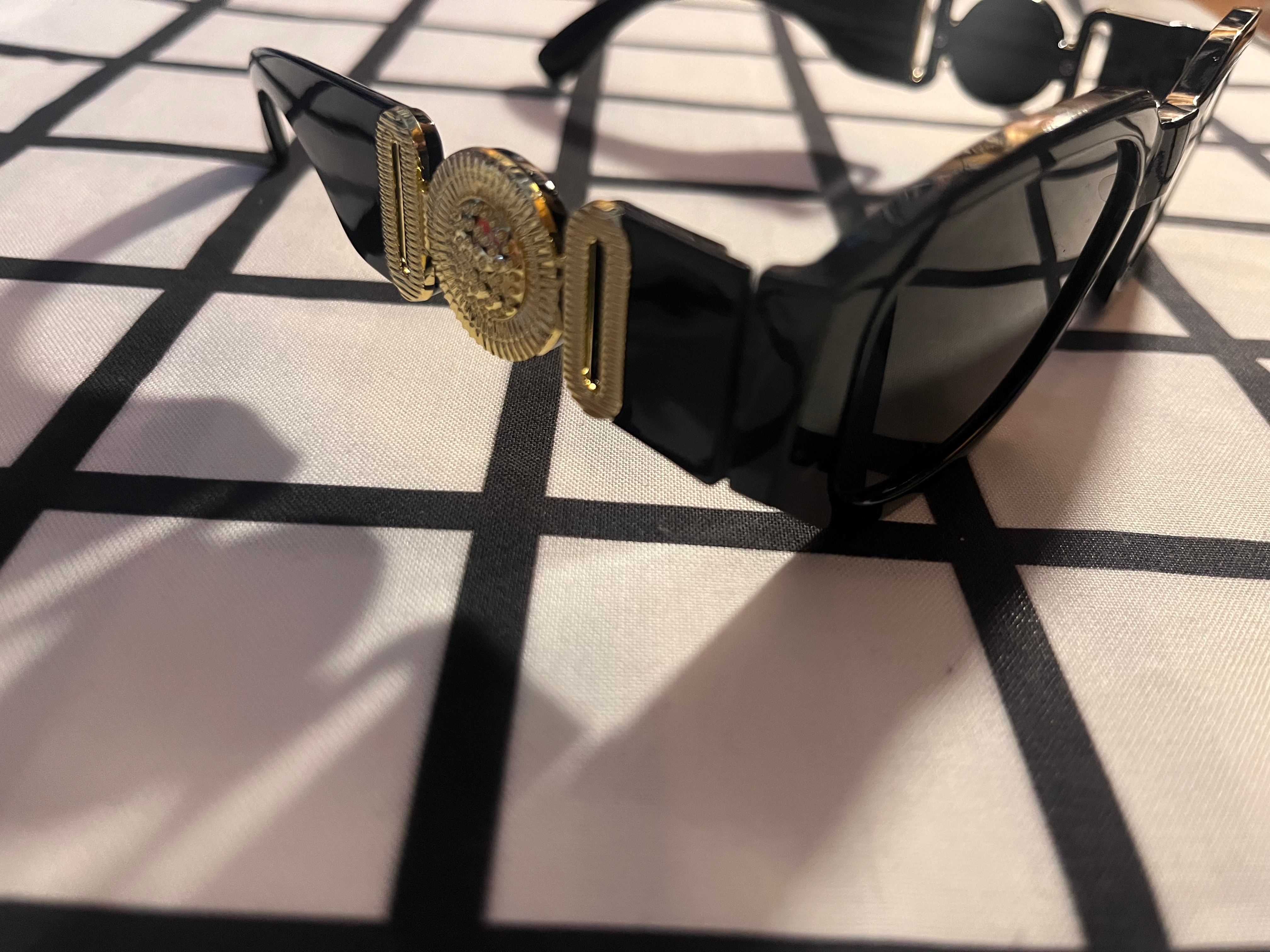 Black & Gold bling sunglasses