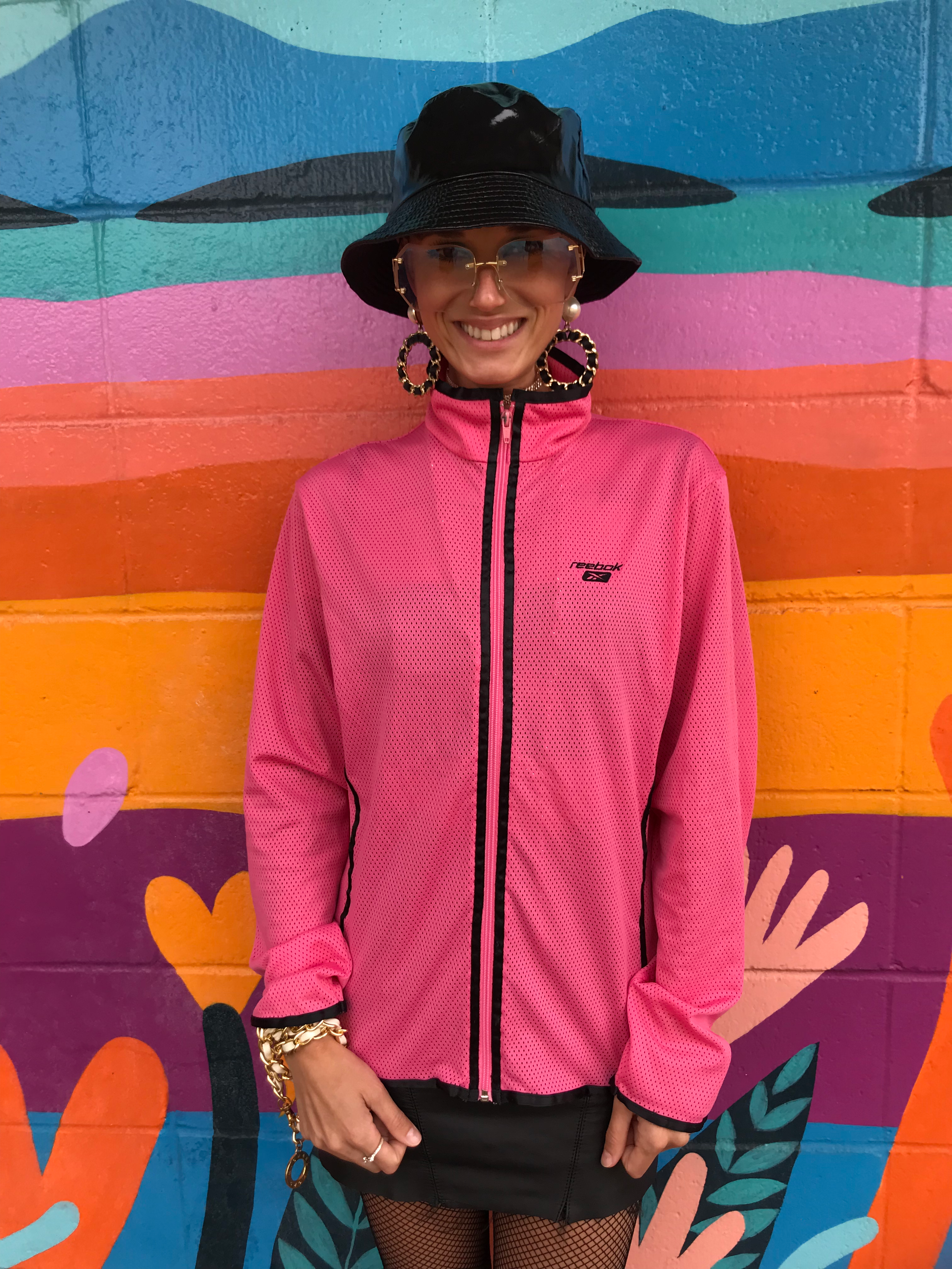 REEBOK Pink vintage Athletic top