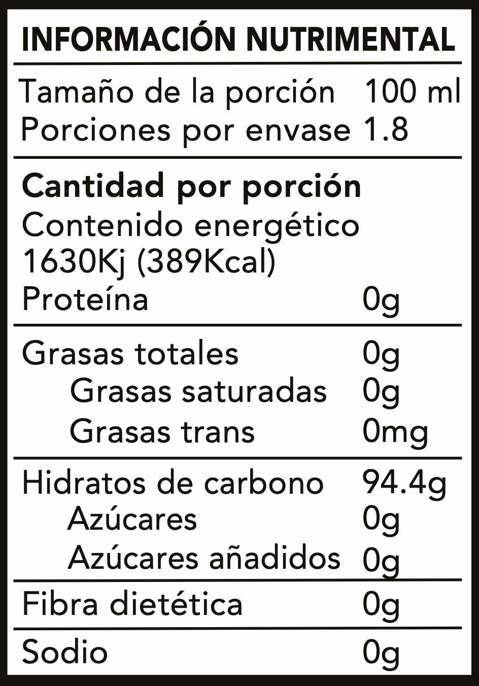 Miniatura: Vixen 180 ml - Syrup Chocolate con Menta