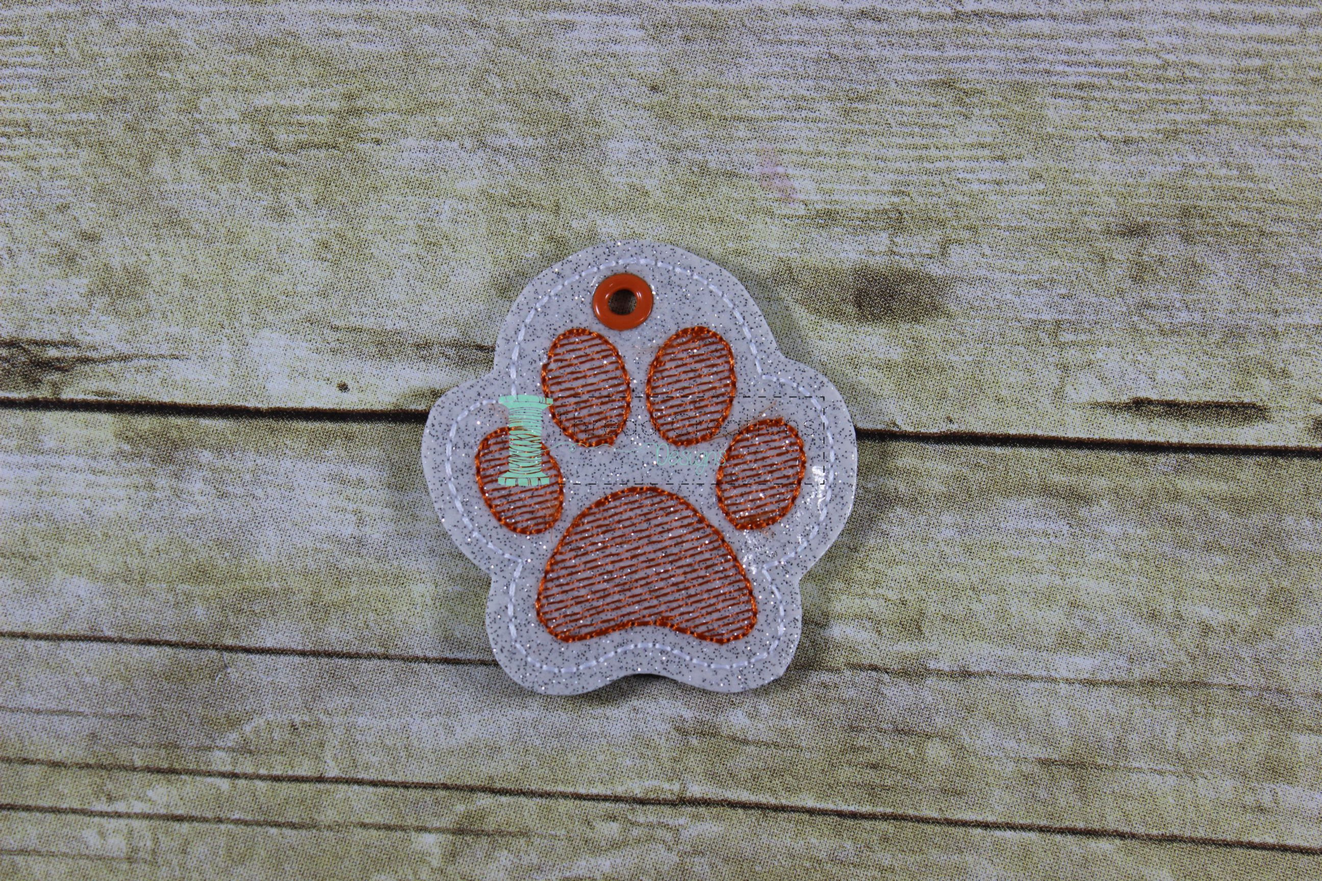 Paw Print Zipper Pull