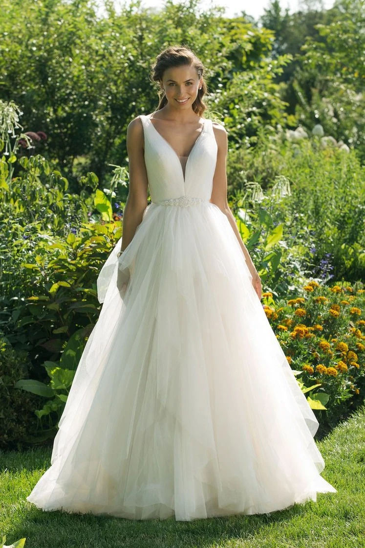 Justin Alexander #11021 Size 18 Sand/Nude