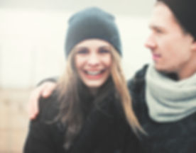 Couple Showing Affection