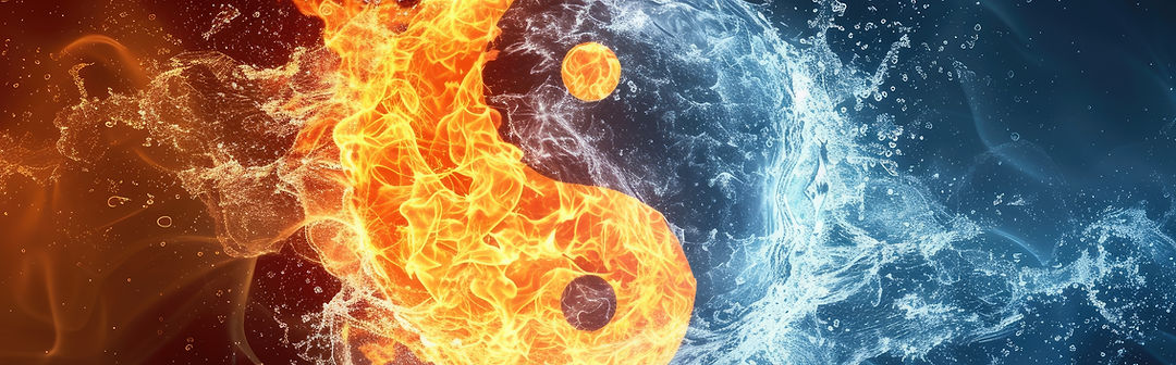yin yang, équilibre féminin et masculin divin
