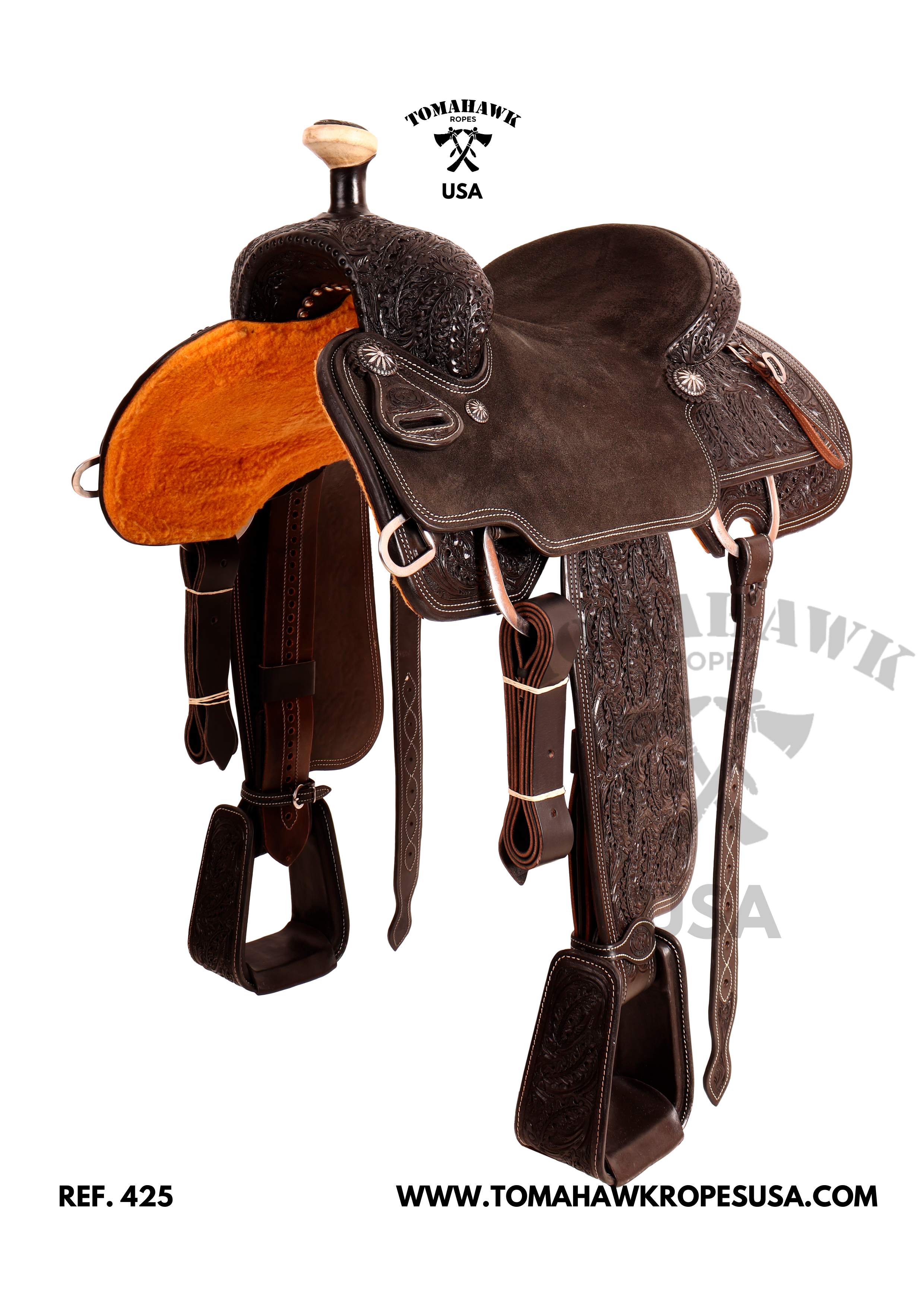 TOMAHAWK SADDLES OLIN YOUNG - STYLE 14 1/2” X 6-3/4”