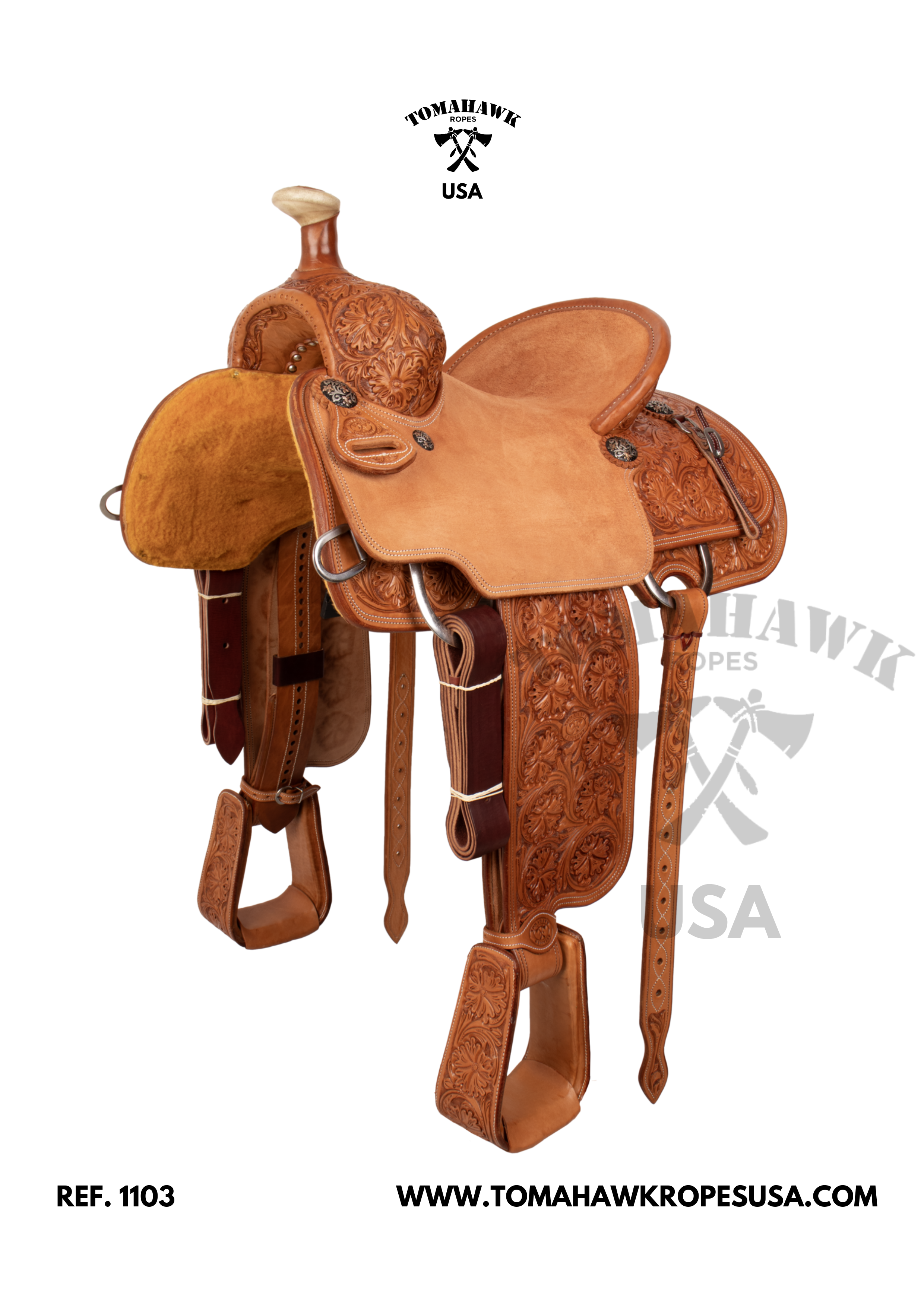 TOMAHAWK SADDLES CACTUS - STYLE 14” X 6-3/4”