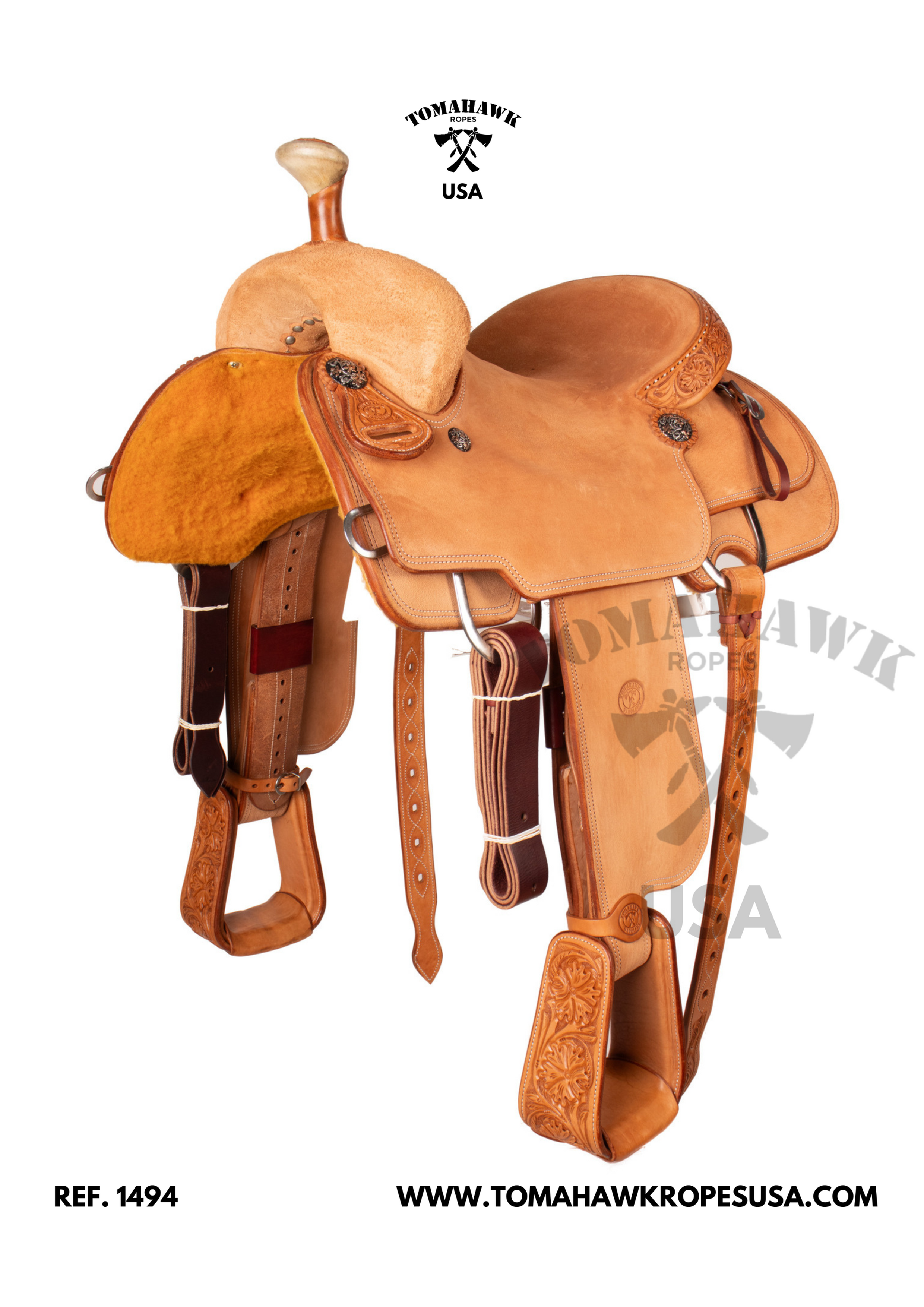 TOMAHAWK SADDLES BILLY HOGG - STYLE 15” X 6-3/4”