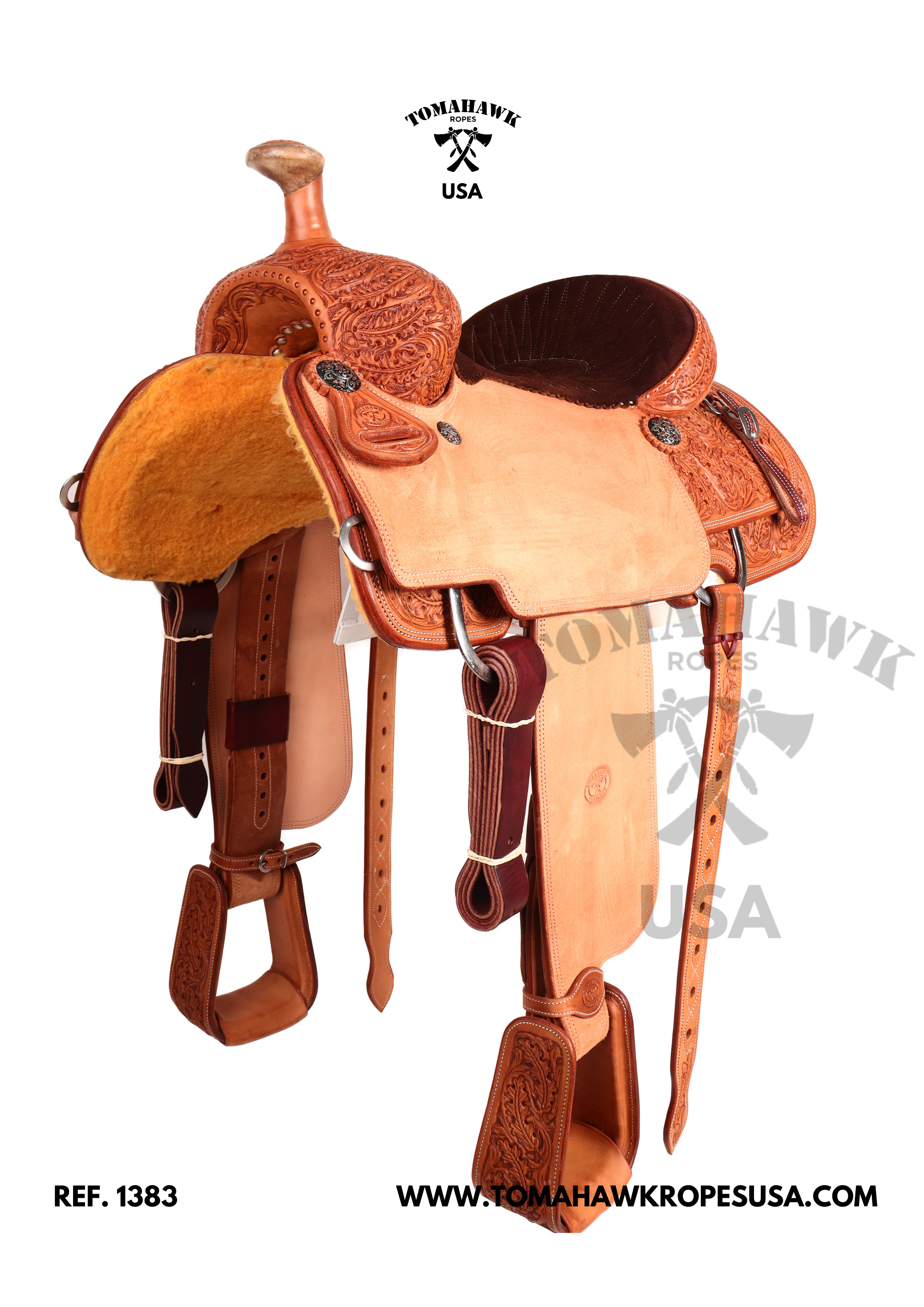 TOMAHAWK SADDLES CACTUS  - STYLE 15” X 6-3/4”