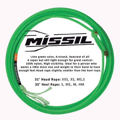 Tomahawk Rope: Missil Heel Rope 35' | Tomahawk Ropes USA