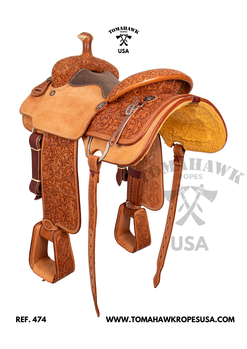 Thumbnail: TOMAHAWK SADDLES MTM  - STYLE 14 1/2” X 6-3/4”