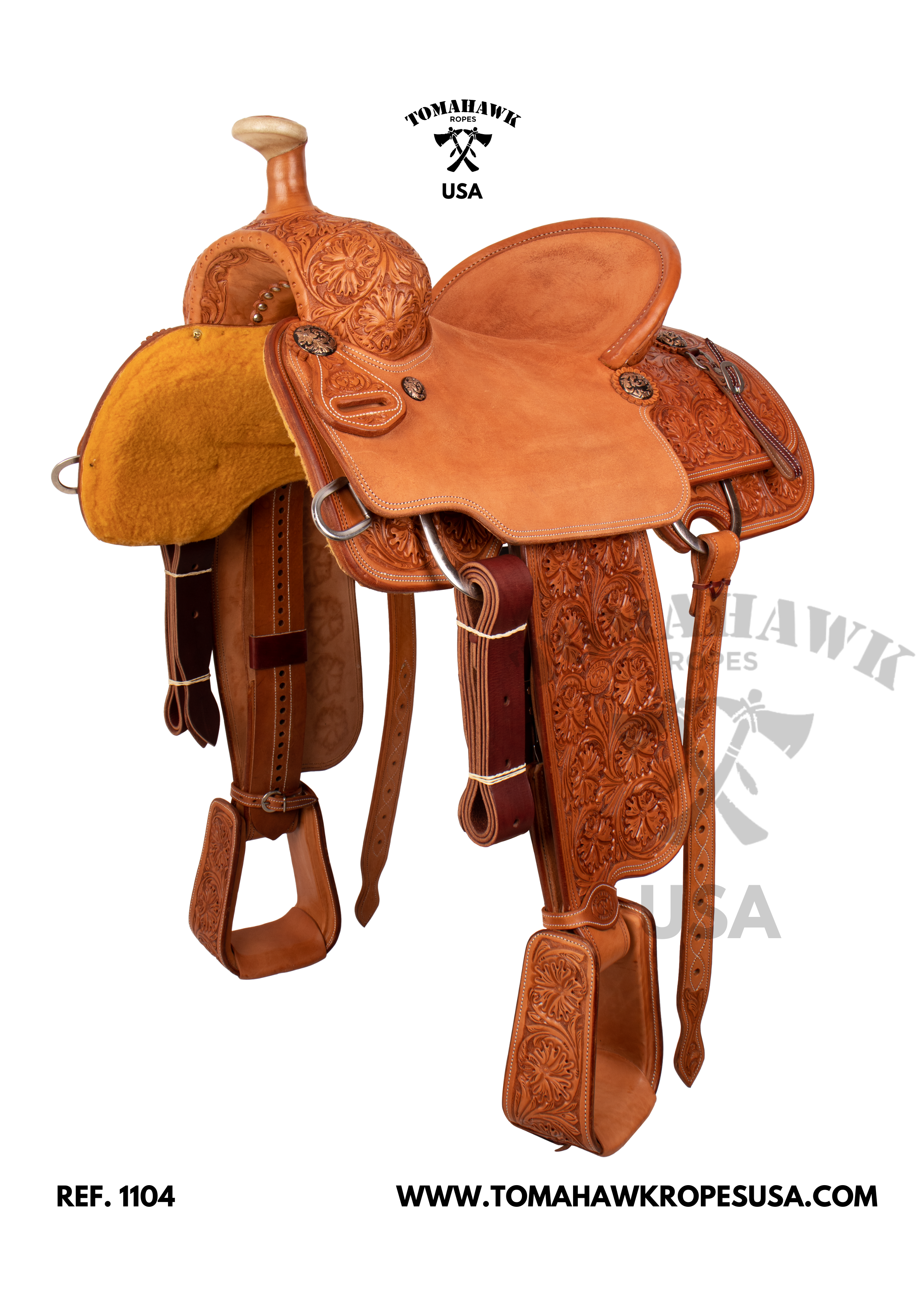 TOMAHAWK SADDLES CACTUS - STYLE 15” X 6-3/4”