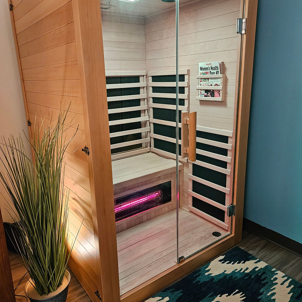 Infrared Sauna, Salt Halotherapy