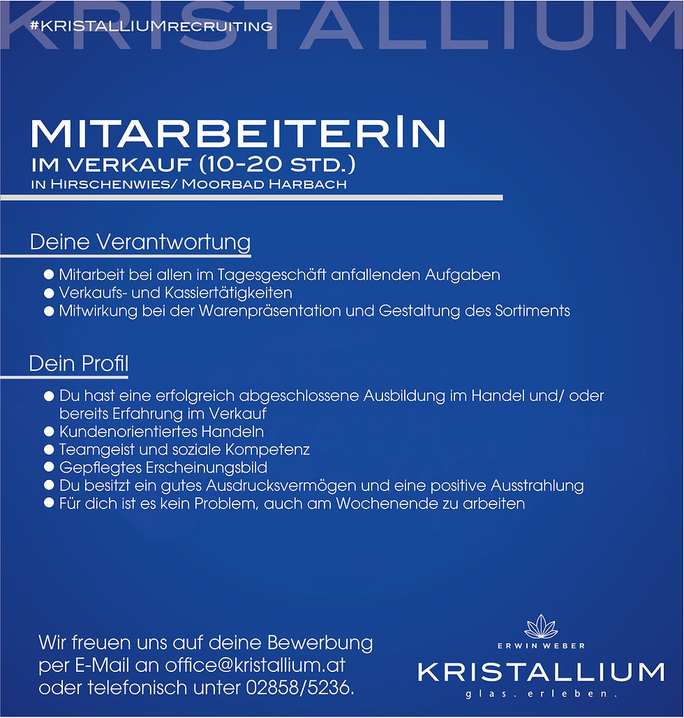 Stellenausschreibung