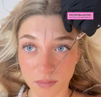 Brow mapping points