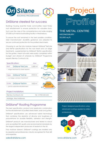 Project Profile - The Metal Centre Wednesbury