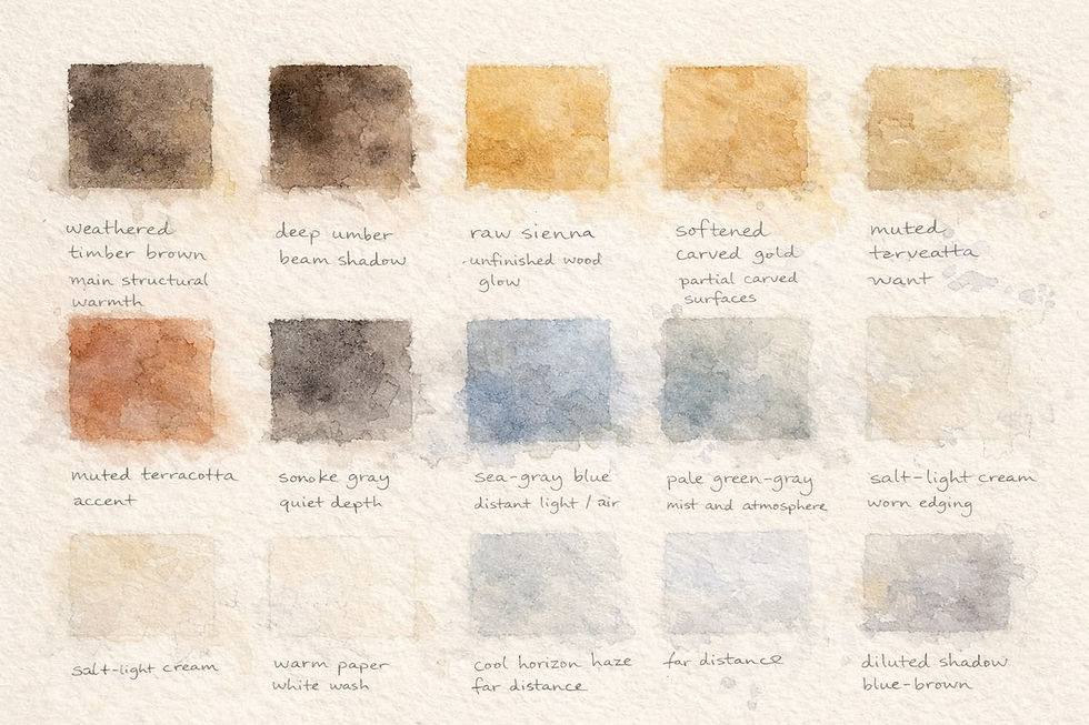 The Third Person Book Review: Demetris Papadimitropoulos Watercolor 1