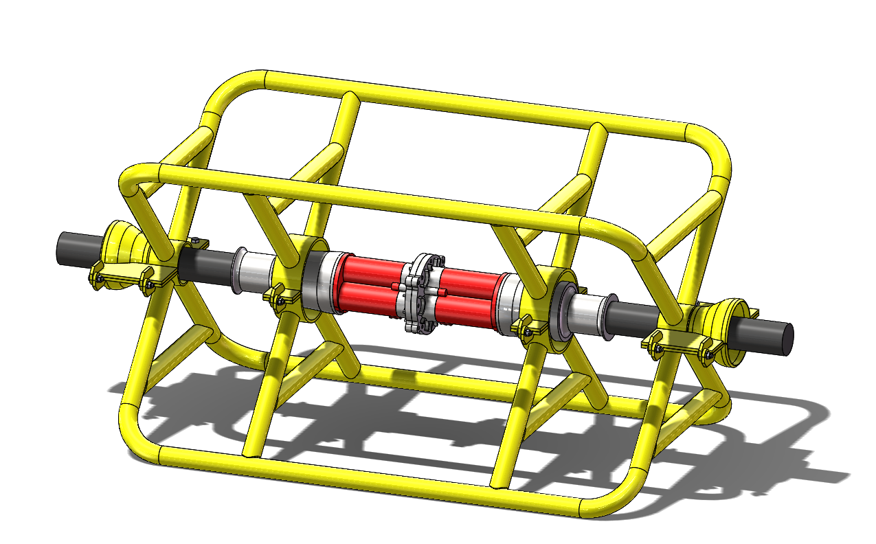 Heavy Duty - Roll-over Coupling Torpedo Stand