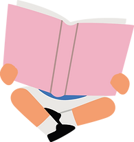 Kind versteckt sich hinter dem Buch